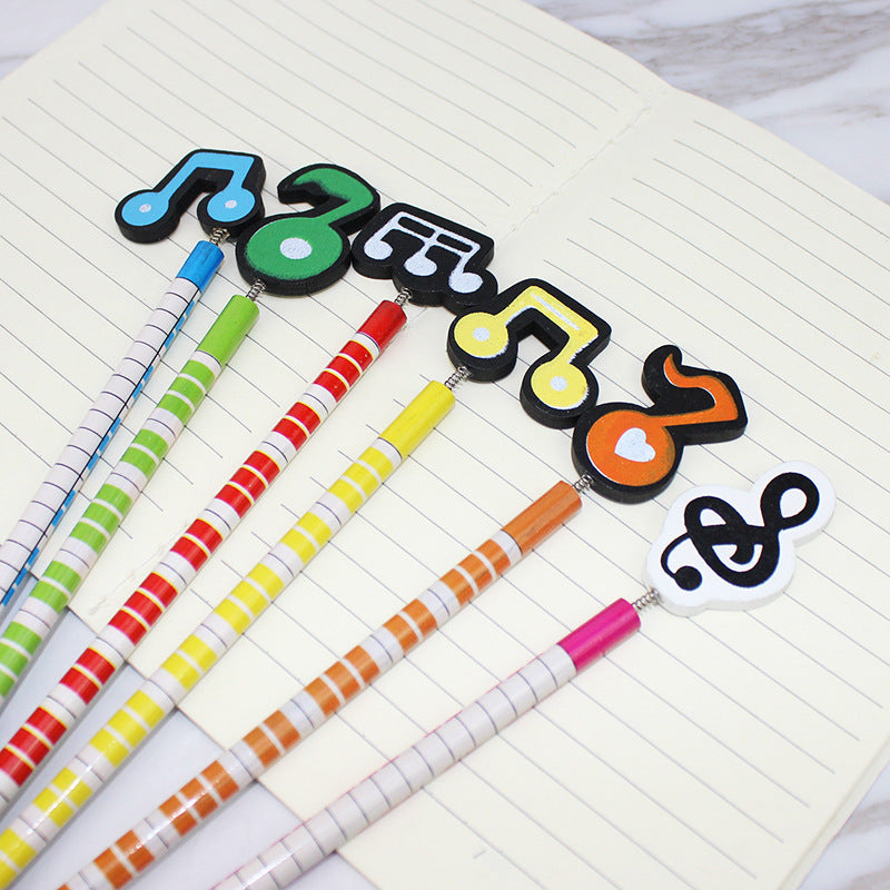 Wholesale Creative office learning wooden pencils digital pencils music pencils